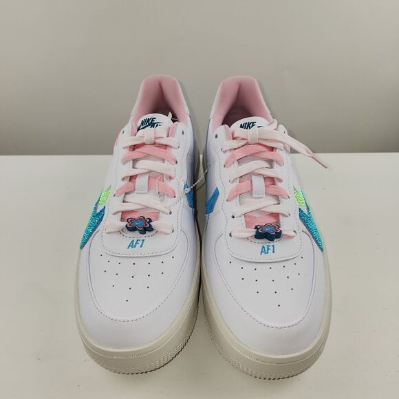 NIKE air force 1 platform pastel custom rhinestone bling sneakers shoes low top - Picture 6 of 11